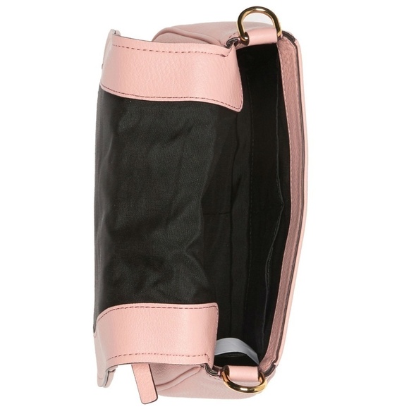 💕MARC JACOBS💕 Empire City Mini Messenger Leather Crossbody Bag Rose Light Pink - Picture 5 of 8